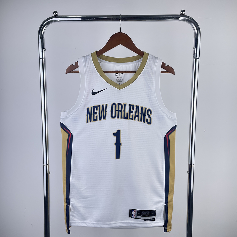 2023 NBA New Orleans Pelicans 1 WILLIAMSON Basketball Jersey