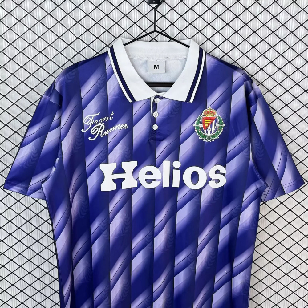 Retro 1992-93 Real Valladolid home Retro Football jersey