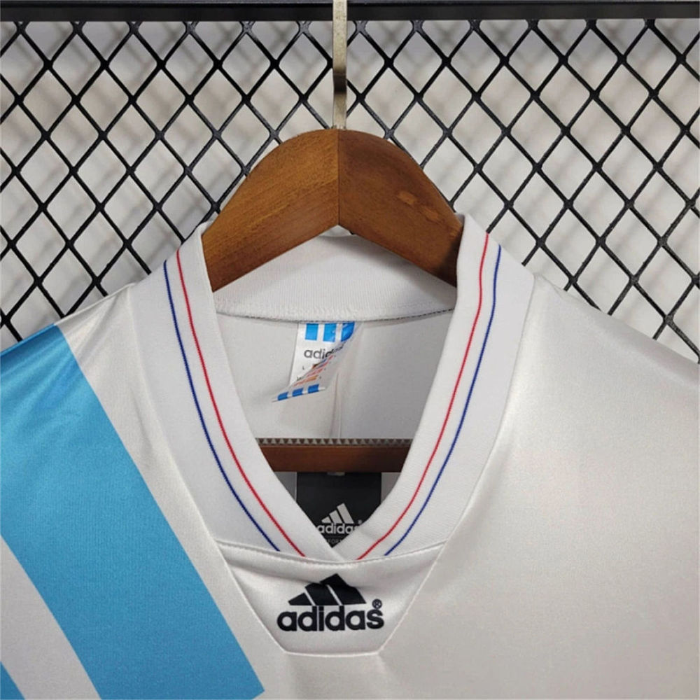 Retro 1992-93 Marseille home Retro football jersey