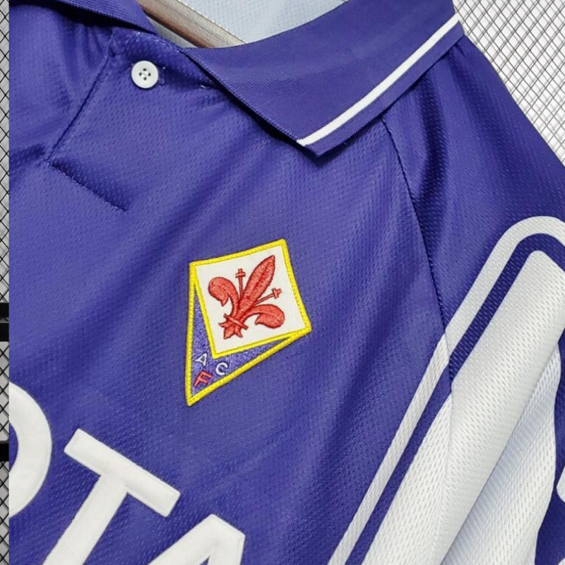 Retro 1999-00 Fiorentina Home retro Football jersey