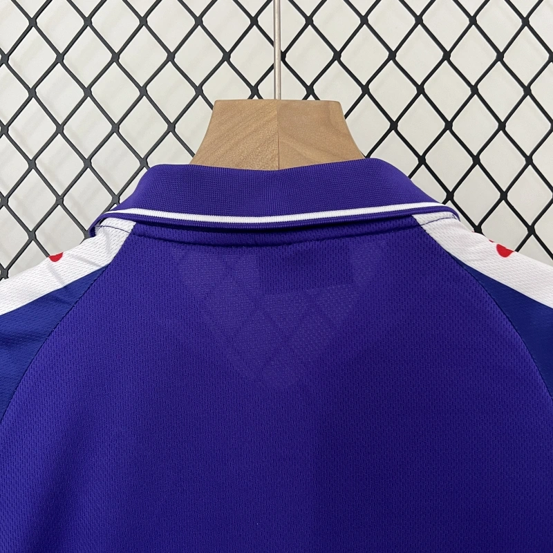 Retro kids 1998-99 kids Fiorentina home Retro football jersey