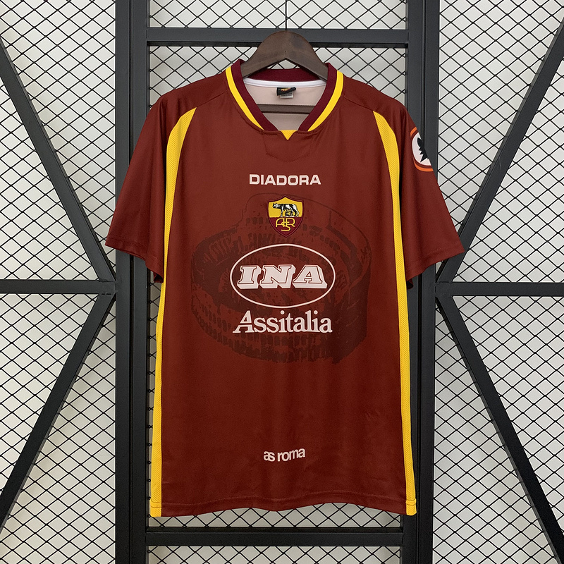 Retro 1997-98 AS Roma Home retro Football jersey
