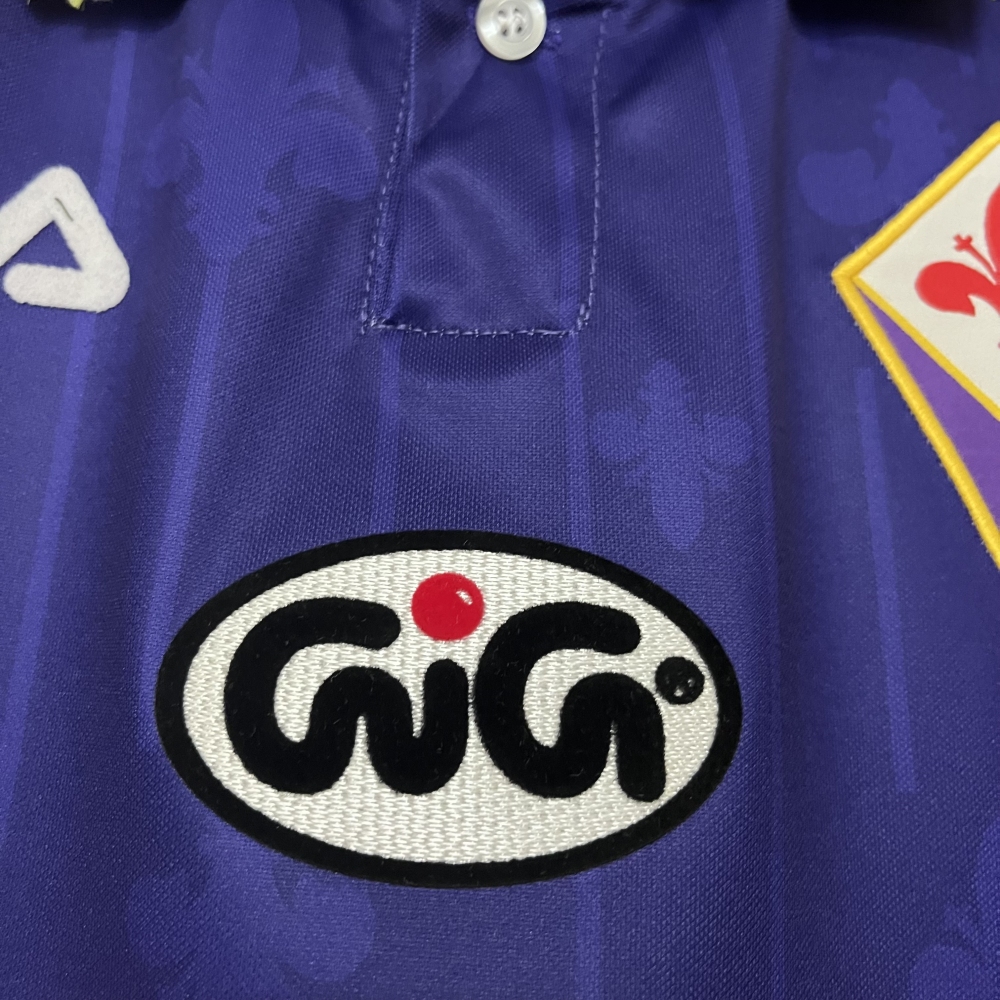 Retro 1997-98 Fiorentina Home retro Football jersey