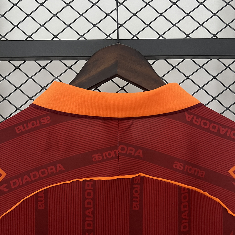 Retro 1999-00 AS Roma Home retro football jersey