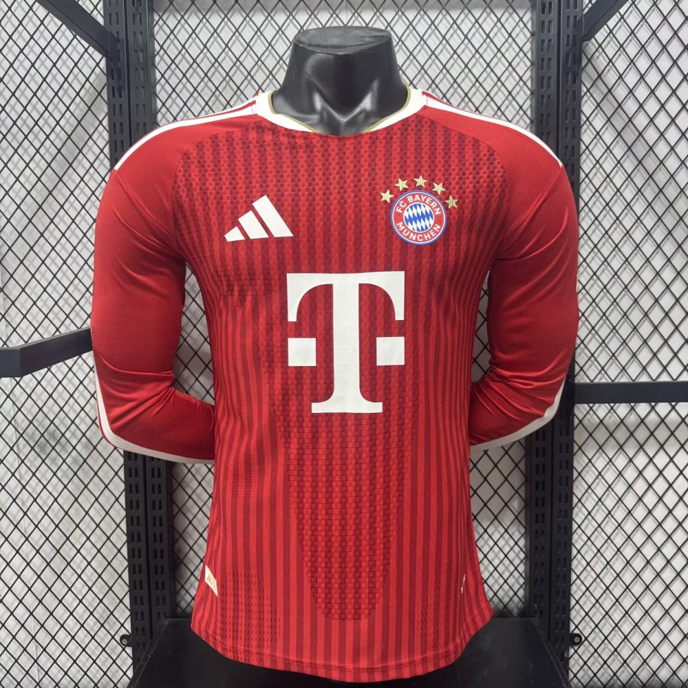 player 2026-27 Bayern Munchen Home Long sleeve football jersey