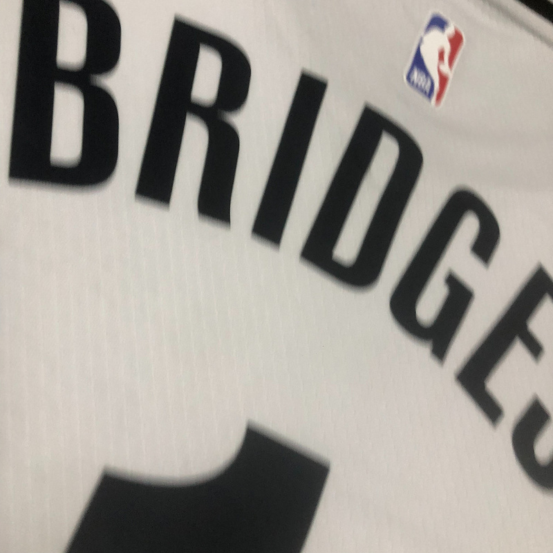 2023 NBA Brooklyn Nets (1 BRIDGES) Basketball Jersey