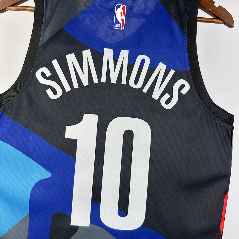 2024 NBA Brooklyn Nets (10 SIMMONS) Basketball Jersey