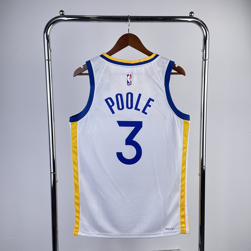 2023 NBA Golden State Warriors 3 POOLE Basketball Jersey