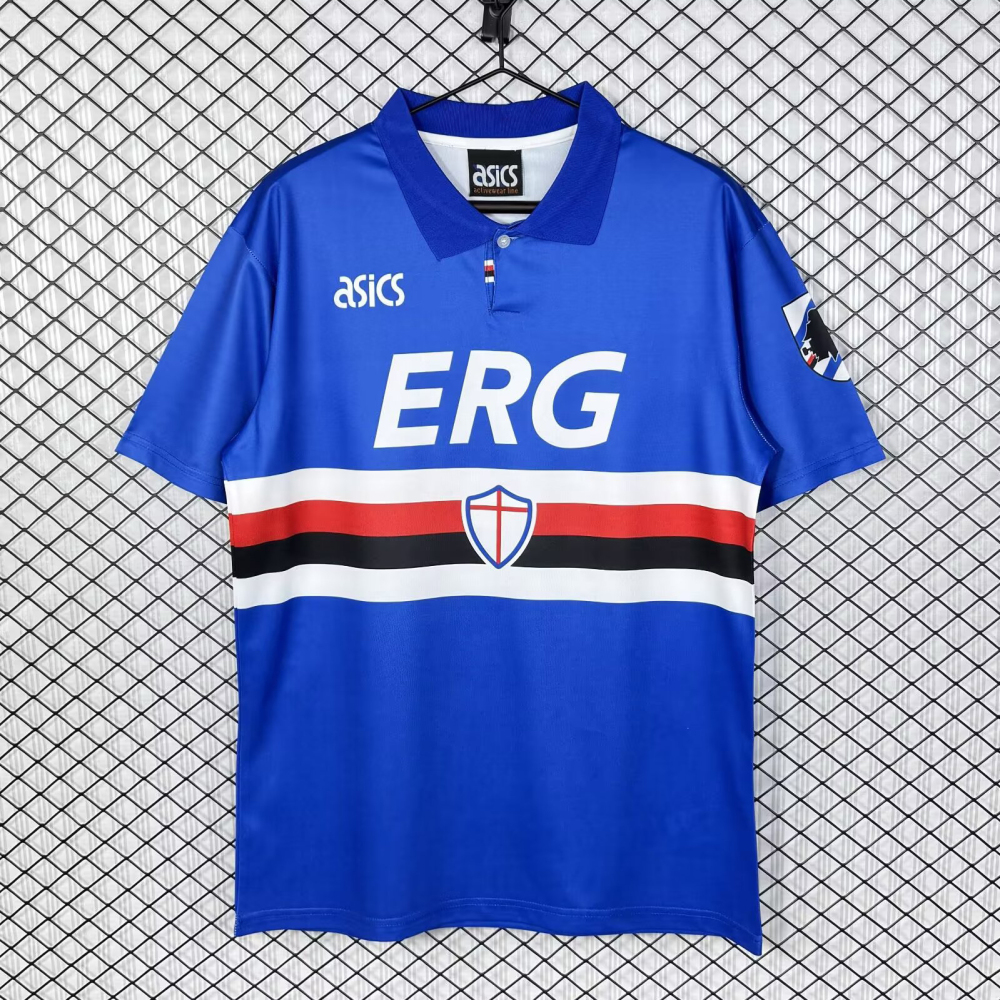 Retro 1993-94 Sampdoria Home Retro Football jersey