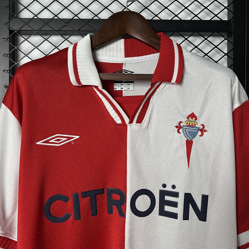 Retro 2001-02 Celta Vigo Away Retro Football jersey