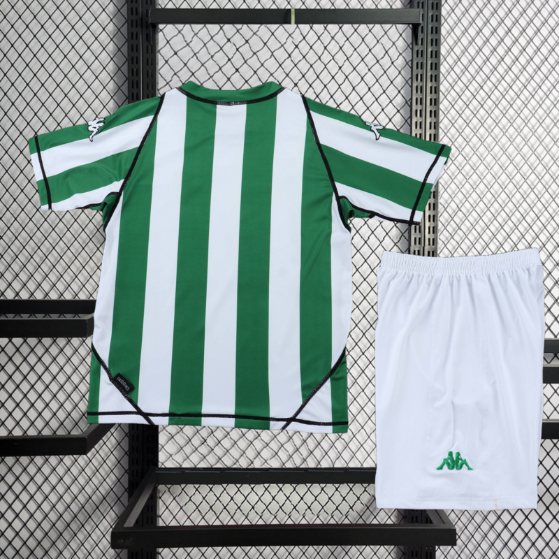 Retro 2003-04 kids Real Betis home retro kids football jersey