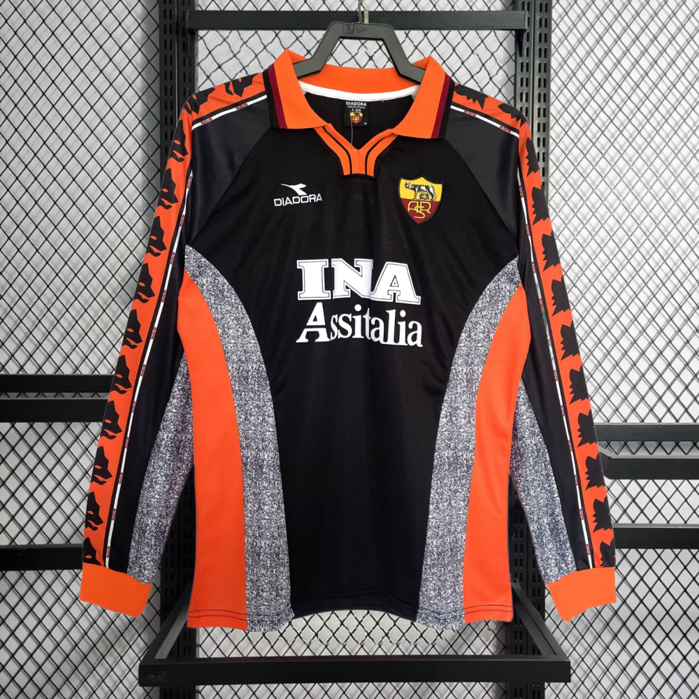Retro 1998-99 AS Roma Third Away retro Football jersey