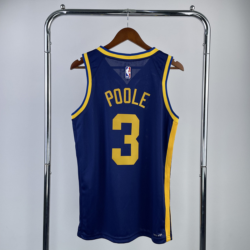 2023 NBA Golden State Warriors 3 POOLE Basketball Jersey