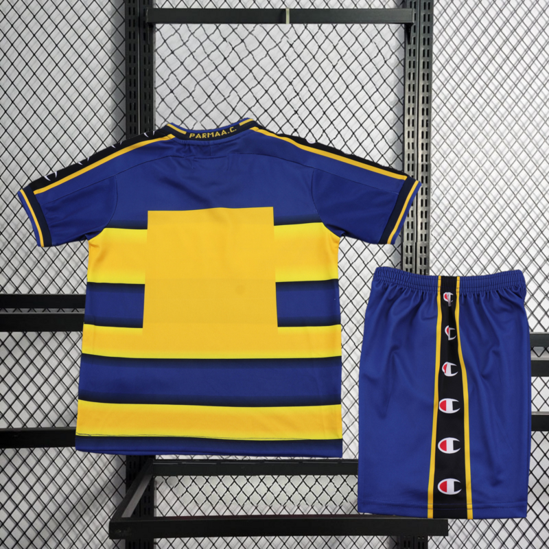 retro 2001-02 Parma Home retro Kids football jersey