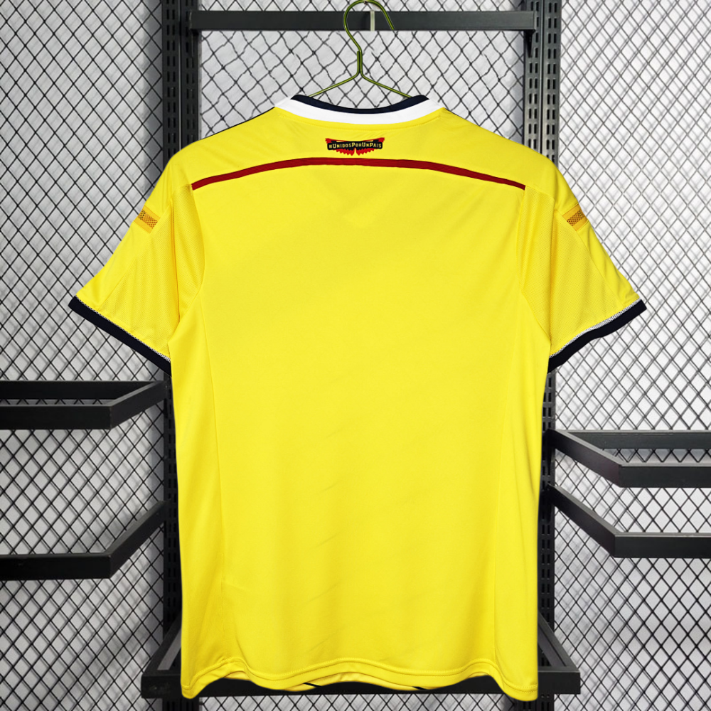 Retro 2014 Colombia home Retro football jersey