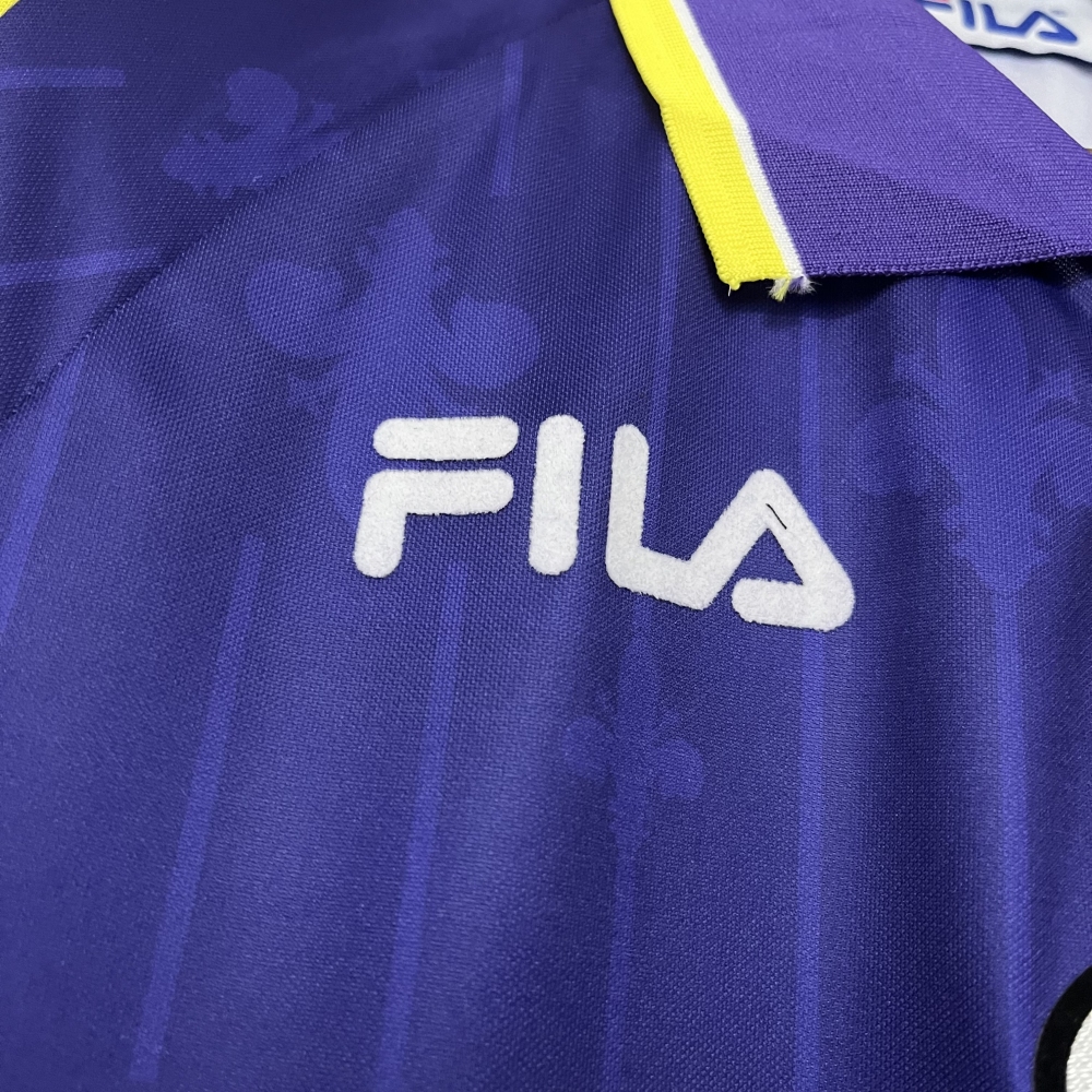 Retro 1997-98 Fiorentina Home retro Football jersey