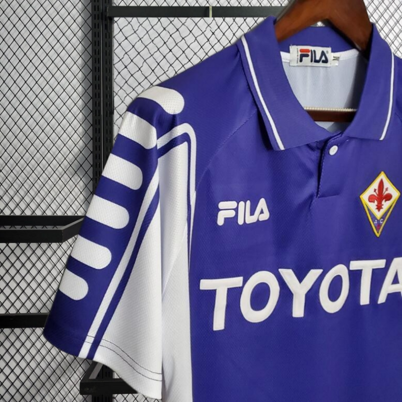 Retro 1999-00 Fiorentina Home retro Football jersey