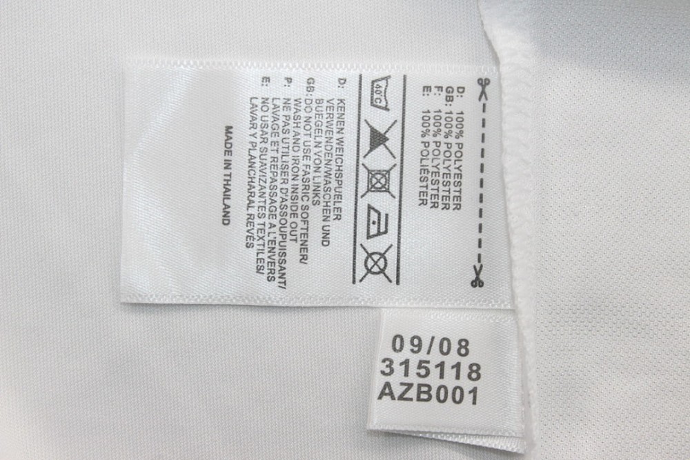 Retro madrid 2008-09 home long sleeve  Football jersey