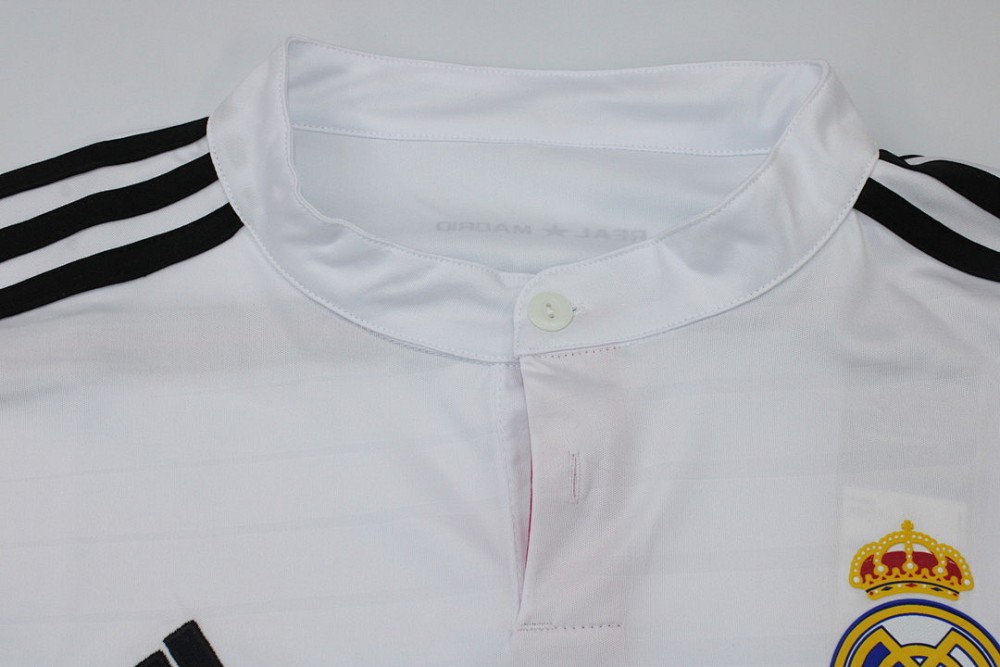 Retro real madrid 14-15 pink home long sleeve s-xxl