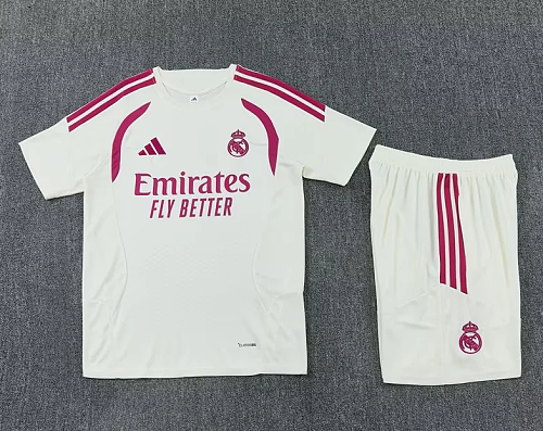 Real Madrid 2026-27  white with pink training kit  S-XXL