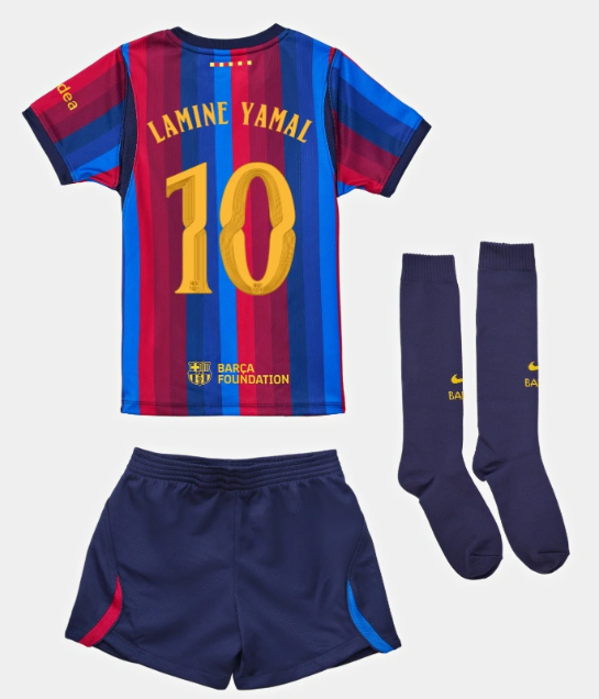 Barcelona 2026/27 Home Soccer Jersey – Fans Version Football Shirt With Socks