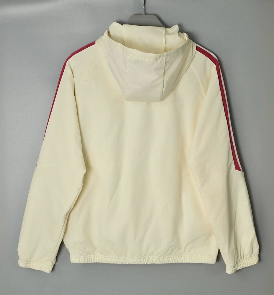 Madrid 26-27 white retro model windbreaker jacket S-XXL