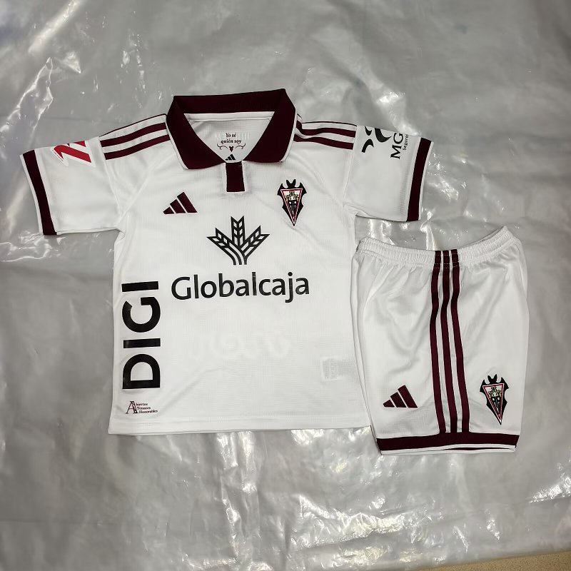 kid kit  2026-27 albacete home Football jersey