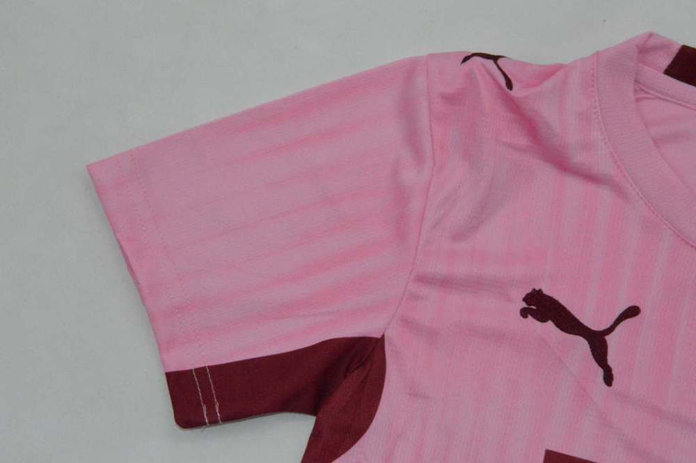 kid kit  2026-27 Valencia  pink third away Football jersey