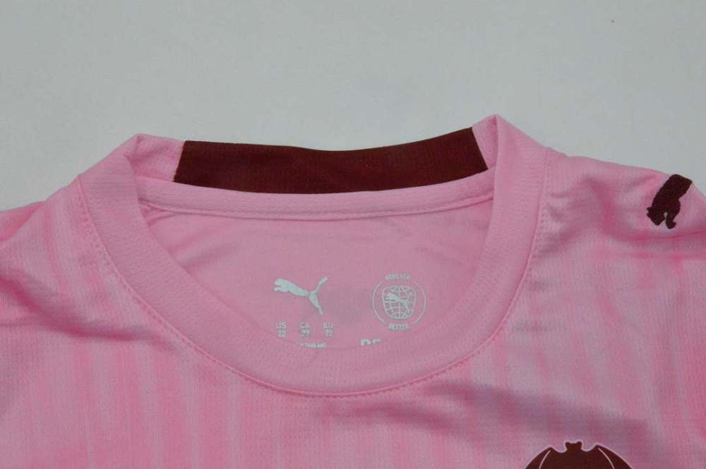 kid kit  2026-27 Valencia  pink third away Football jersey