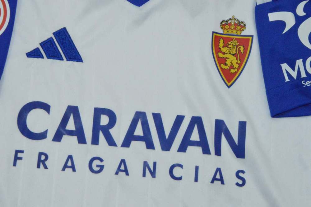 kids kit 2026-27 zaragoza home soccer jersey size 16-28