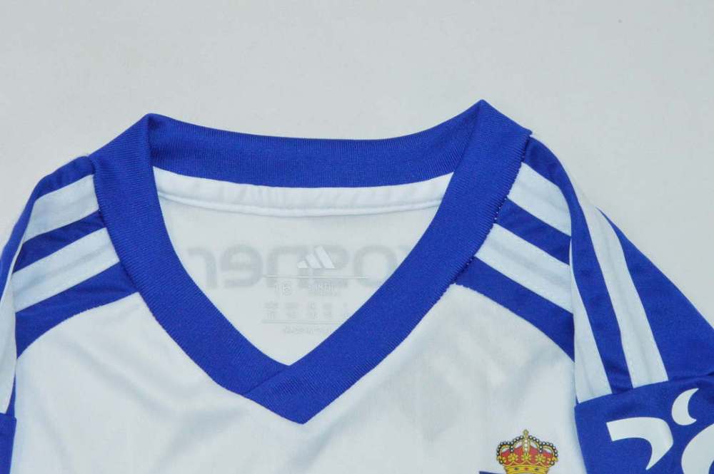 kids kit 2026-27 zaragoza home soccer jersey size 16-28