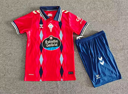 Celta 2026-27 red third away kid kit