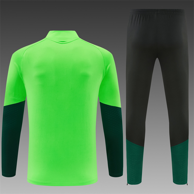 Mexico 2026-27 green training suit Zip Football Tracksuit