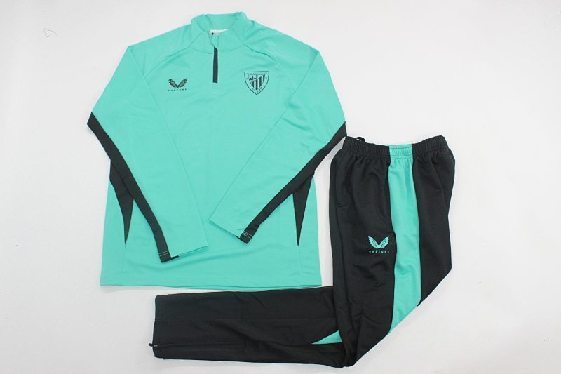 2024/25  Athletic Bilbao green training suit  High-quality Long-sleeve set