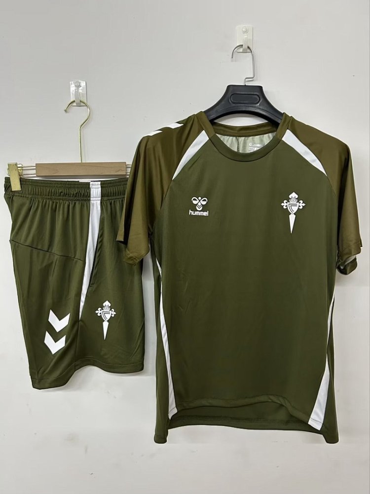 2025 26 Celta Vigo training kit High-quality short-sleeve training outfit
