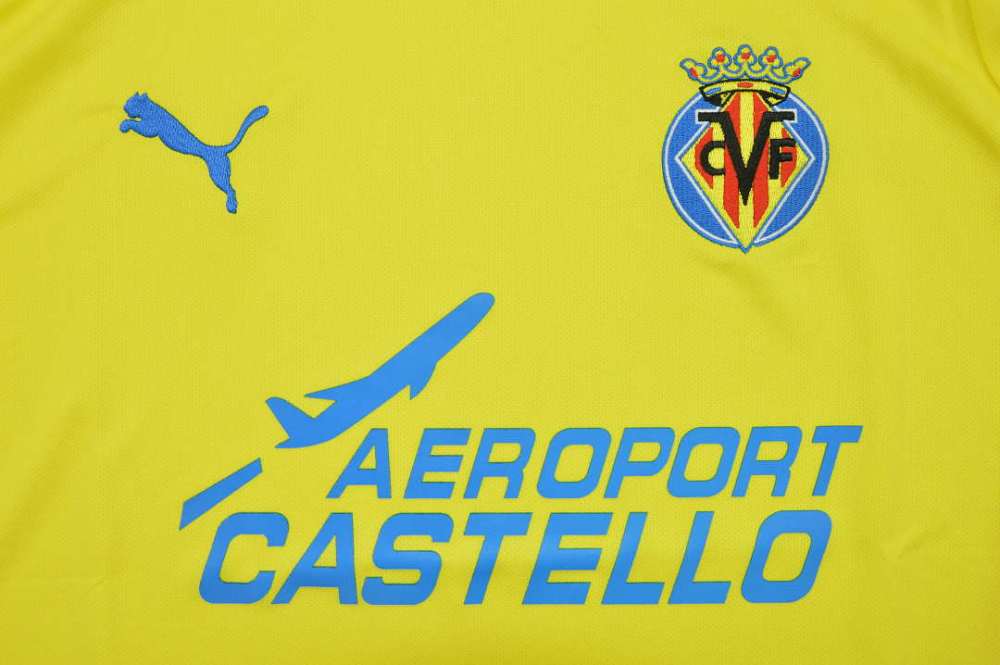 Retro 2008/09 Villarreal home Football jersey