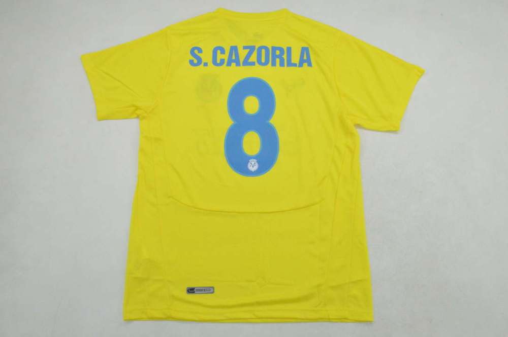 Retro 2008/09 Villarreal home Football jersey