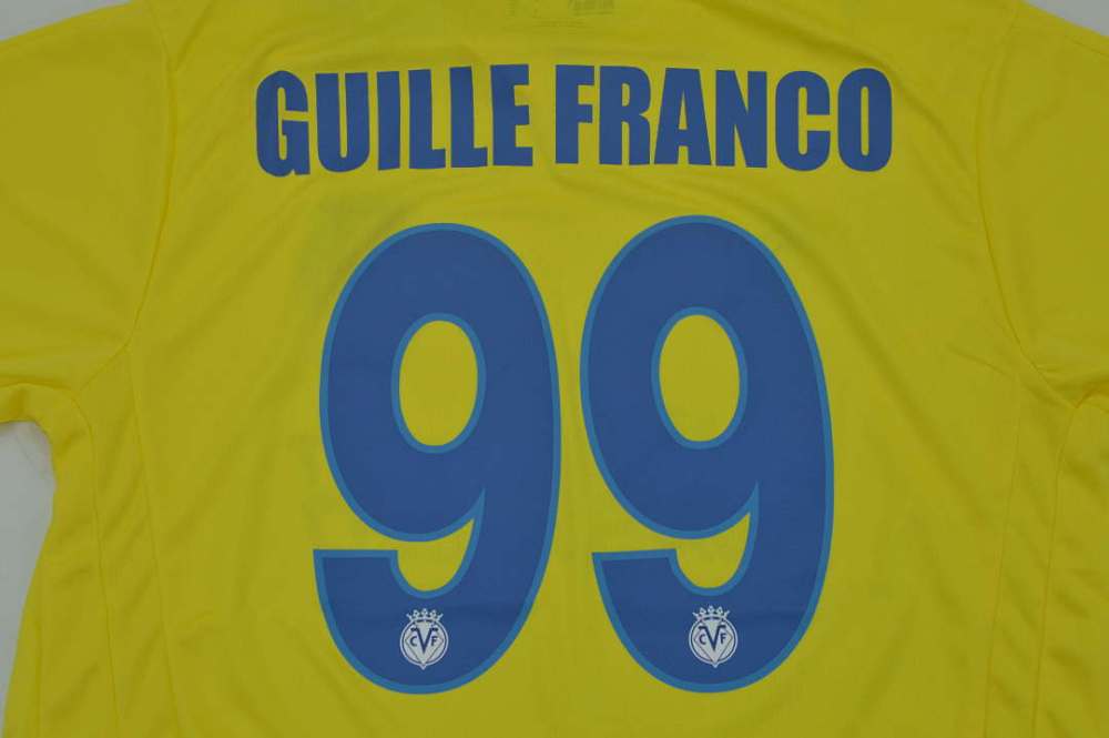Retro 2008/09 Villarreal home Football jersey