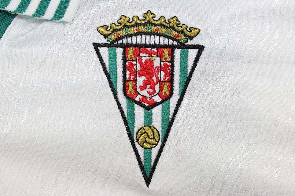 1996-97 Cordoba away black  soccer jersey size S-4XL