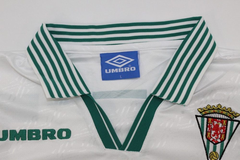 1996-97 Cordoba away black  soccer jersey size S-4XL
