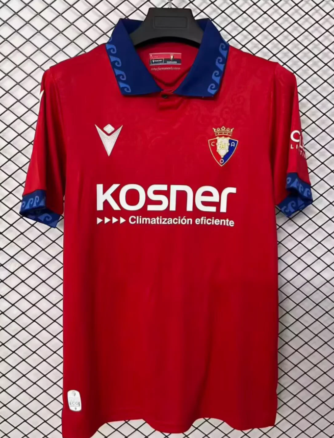 Osasuna 2026/27 home soccer jersey size S-4XL