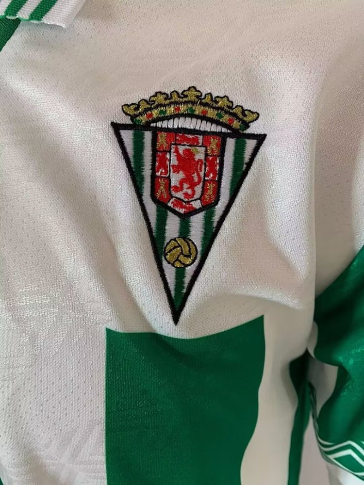 1996-97 Cordoba away black  soccer jersey size S-4XL