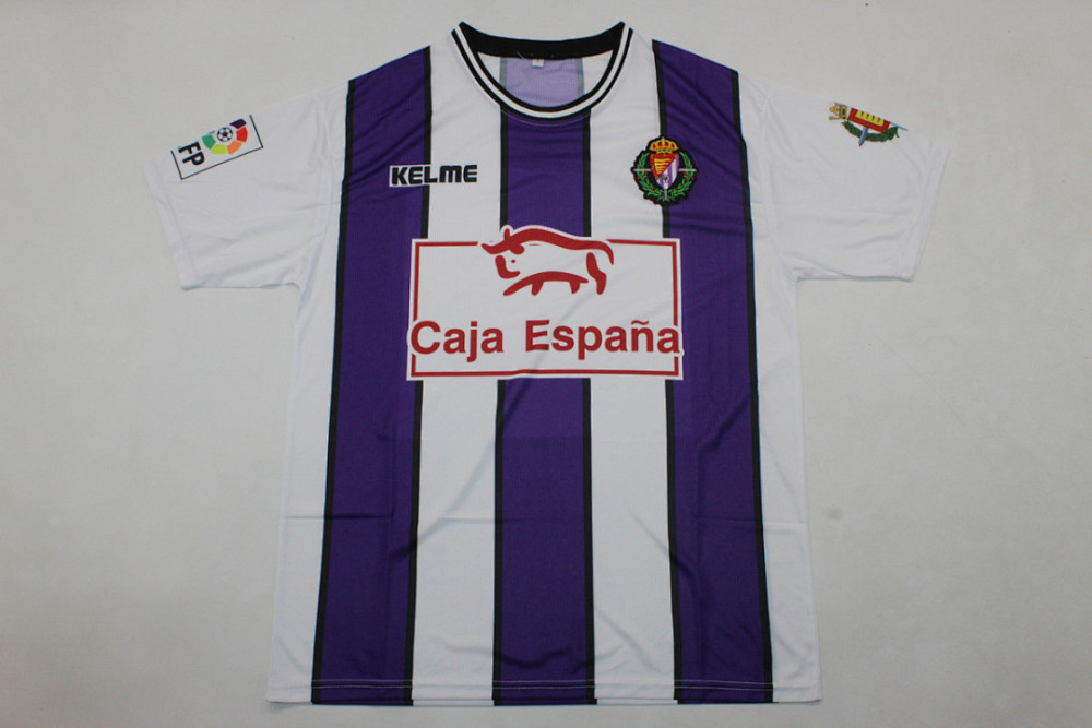 Real Valladolid 1999-00 retro model High-quality men's soccer jerseys