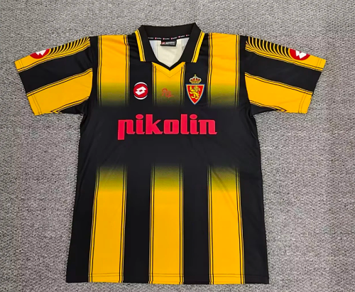 Retro  03-04 Zaragoza Retro Blue soccer jersey size S-2XL