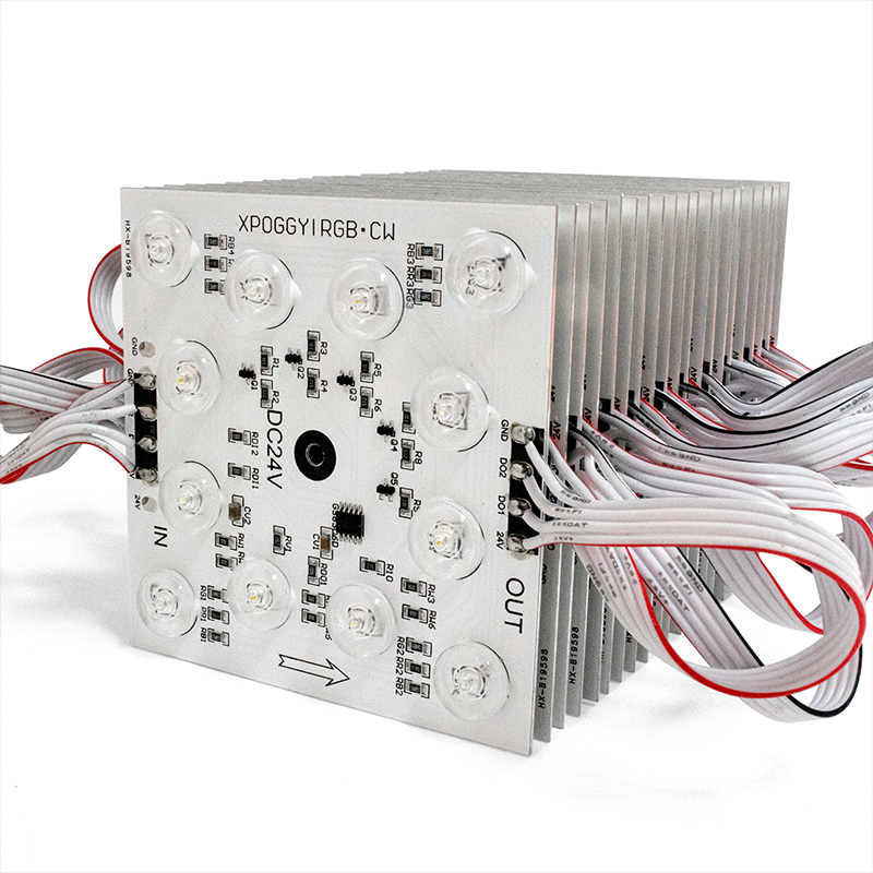 RGBCW SPI Diffused Reflection LED Pixel Module, GS8306D IC, DC24V 12LEDs 90x90mm, 3030+2835 RGB+CW LED Panel,MY SHOP,RGBCW SPI Diffused Reflection LED Pixel Module, GS8306D IC, DC24V 12LEDs 90x90mm, 3030+2835 RGB+CW LED Panel