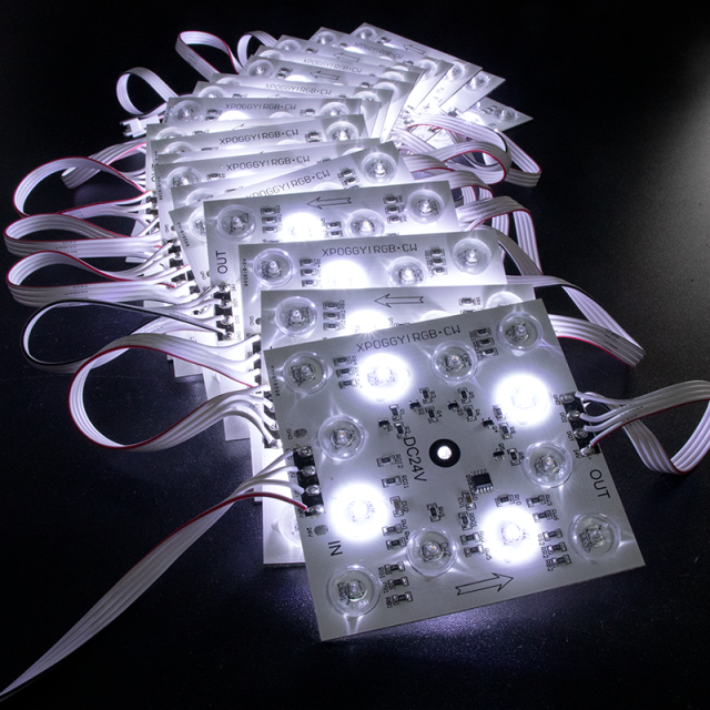 RGBCW SPI Diffused Reflection LED Pixel Module, GS8306D IC, DC24V 12LEDs 90x90mm, 3030+2835 RGB+CW LED Panel,MY SHOP,RGBCW SPI Diffused Reflection LED Pixel Module, GS8306D IC, DC24V 12LEDs 90x90mm, 3030+2835 RGB+CW LED Panel
