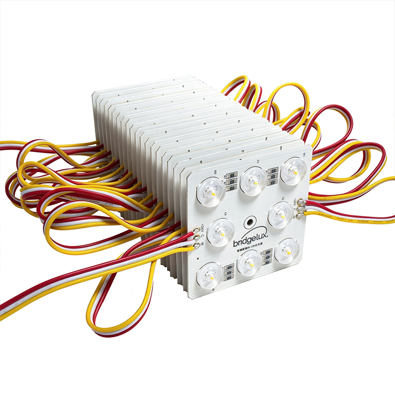 8W Dual CCT LED Module 8-Light | Bridgelux 2835 9V1W | DC24V Diffuse Reflection Light Block for Lighting,MY SHOP,8W Dual CCT LED Module 8-Light | Bridgelux 2835 9V1W | DC24V Diffuse Reflection Light Block for Lighting