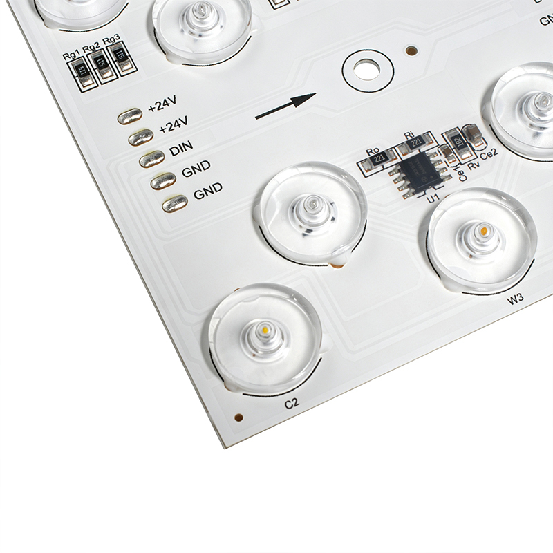 RGBCW Dream Color LED Pixel Module SM15155E Chip, DC24V 1Pixel 10LEDs Diffuse Reflecting Square Light,MY SHOP,RGBCW Dream Color LED Pixel Module SM15155E Chip, DC24V 1Pixel 10LEDs Diffuse Reflecting Square Light