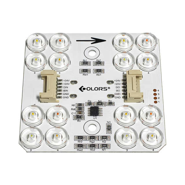 UCS7614L Full Color Domain Sky Mirror Light, 16-LED 2811 Pixel Module, DC24V 70x70mm Diffuse Reflection Block Light,MY SHOP,UCS7614L Full Color Domain Sky Mirror Light, 16-LED 2811 Pixel Module, DC24V 70x70mm Diffuse Reflection Block Light