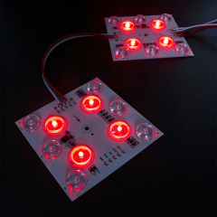RGBCW Dream Color LED Pixel Module SM15155E Chip, DC24V 1Pixel 10LEDs Diffuse Reflecting Square Light,MY SHOP,RGBCW Dream Color LED Pixel Module SM15155E Chip, DC24V 1Pixel 10LEDs Diffuse Reflecting Square Light